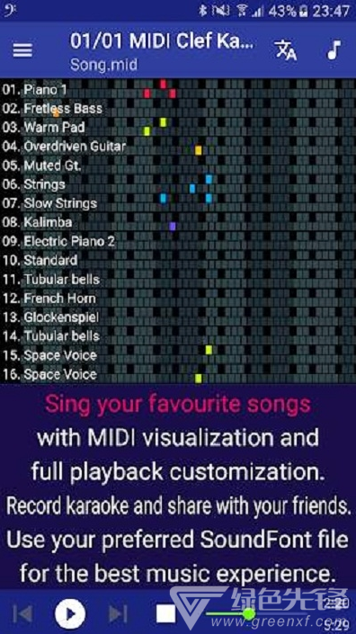 MIDI Clef Karaoke Player(卡拉OK播放器)V3.8.5 安卓免费版