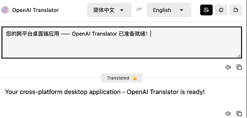 openai翻译软件界面截图