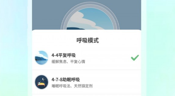 压力自测应用界面示意图