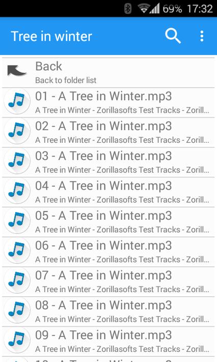 Music folder player