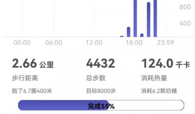 血糖记录界面示意图