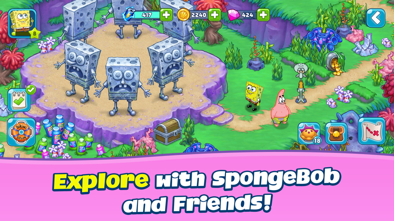 海绵宝宝大冒险果酱世界游戏(SpongeBob Adventures) 2.9.1安卓版