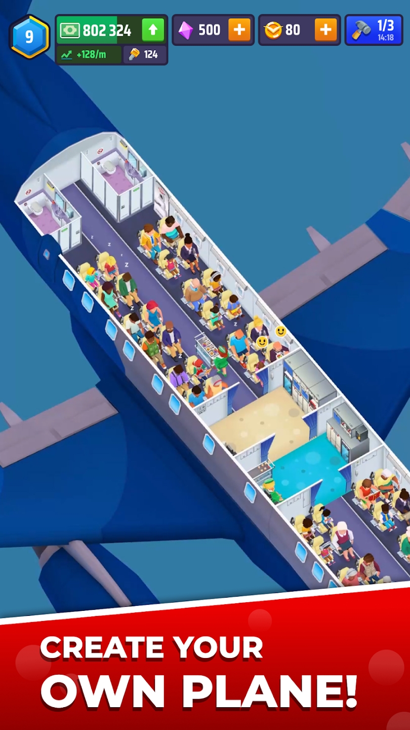 放置飞机公司大亨最新版(Airplane Inc.) 1.24.0手机版