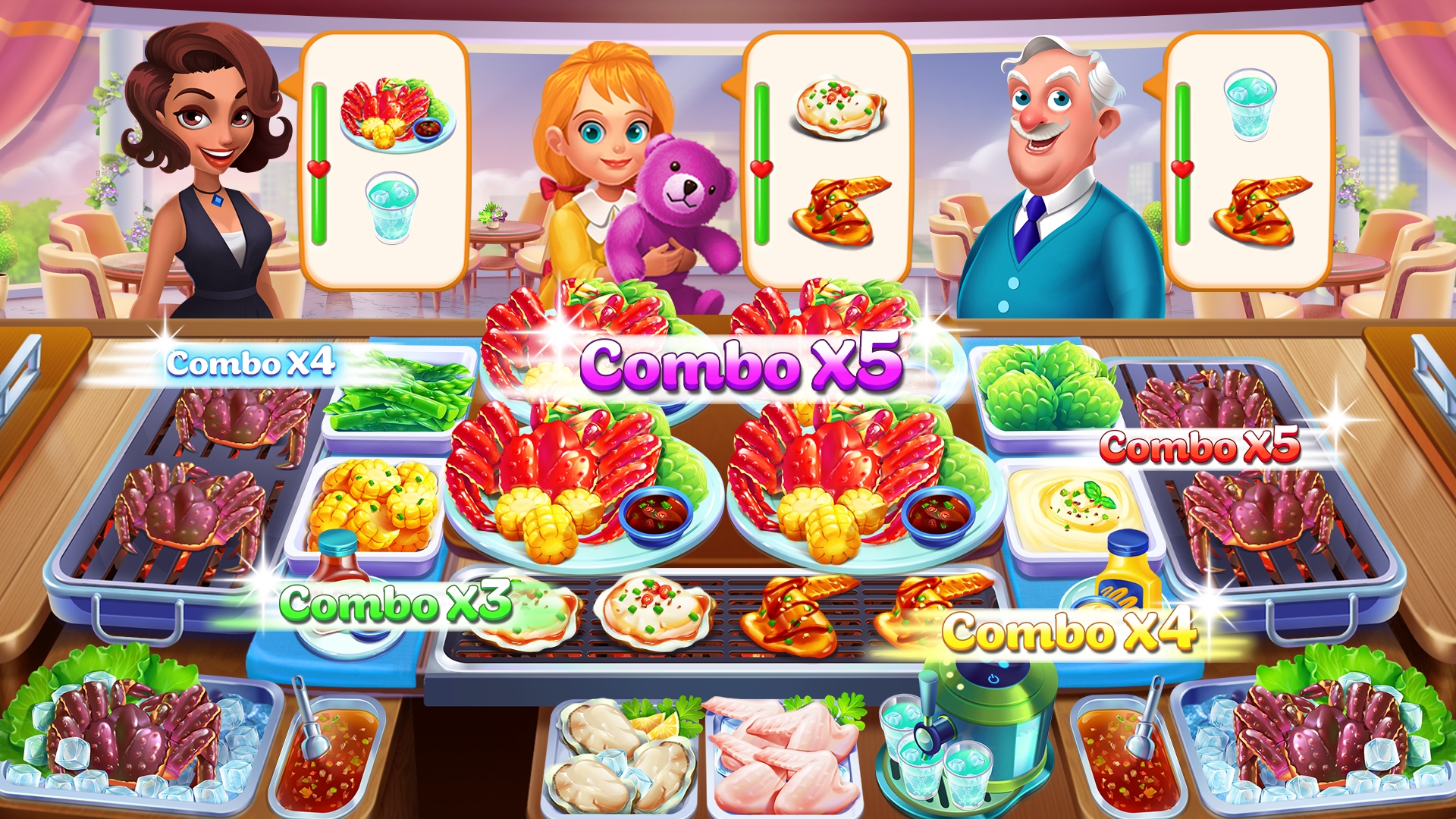 烹饪游戏时间美味街最新版(Cooking Playtime: Tasty Street) 1.2.44安卓版