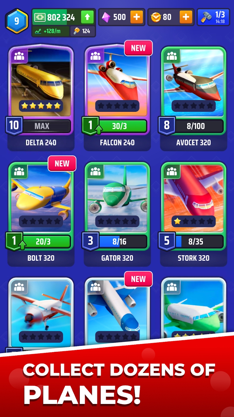 放置飞机公司大亨最新版(Airplane Inc.) 1.24.0手机版