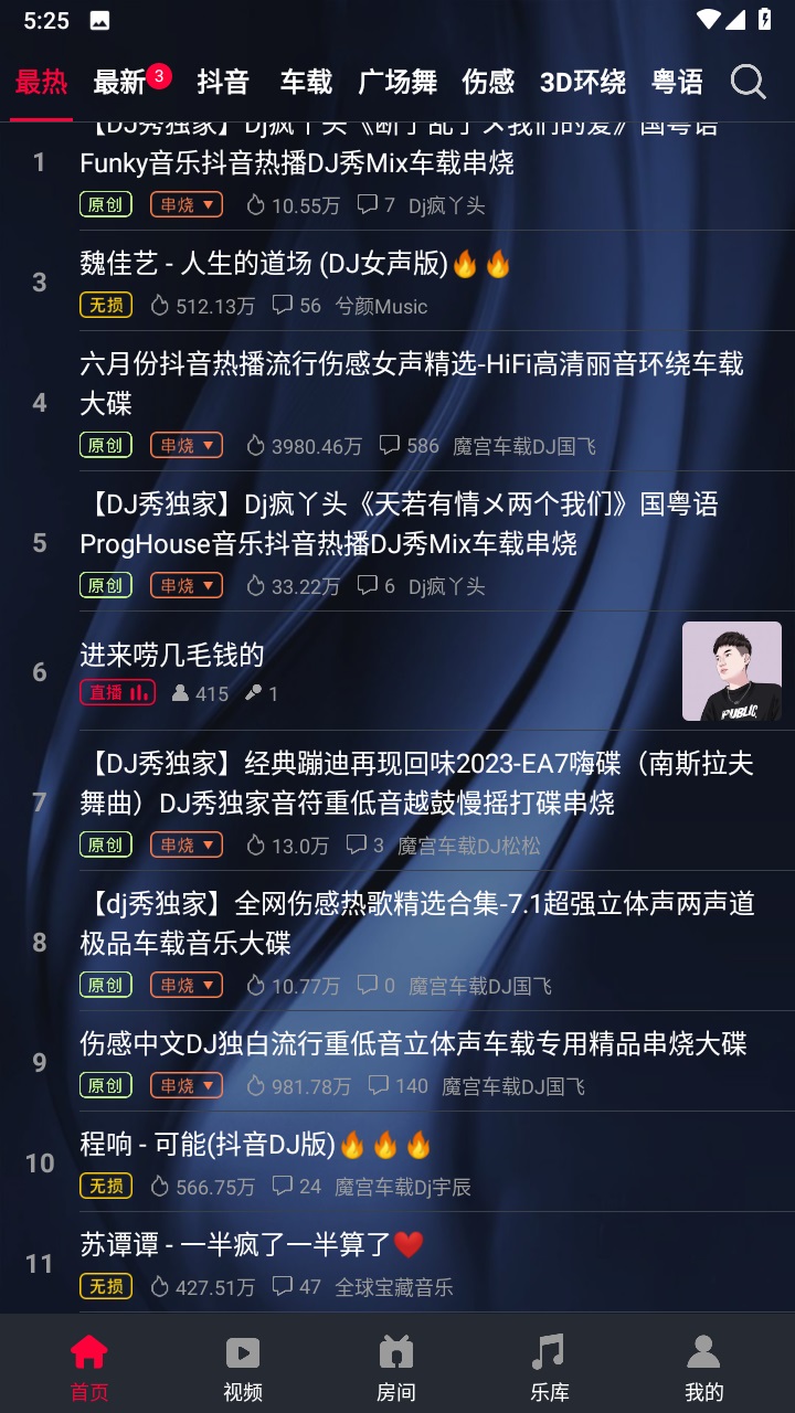 dj秀车载版