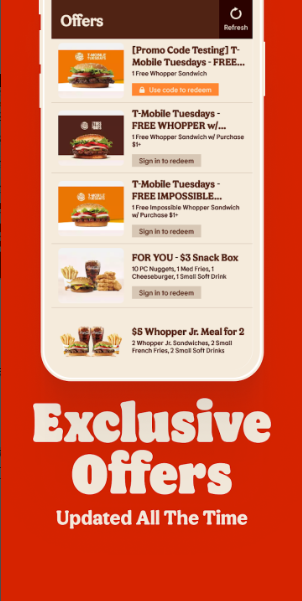 Burger King app 7.0.99最新版