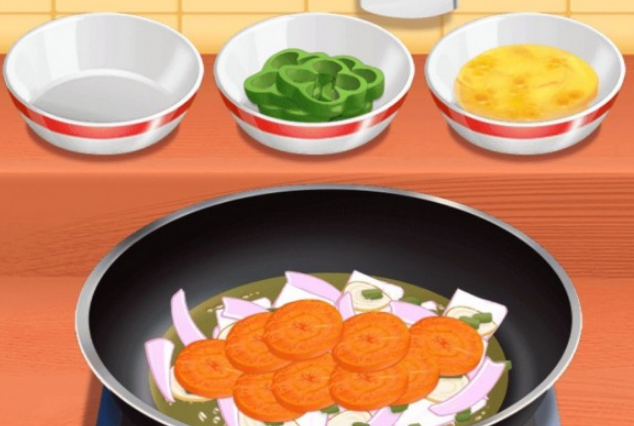 中华传统美食街游戏画面
