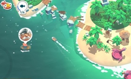 深海生物垂钓游戏画面
