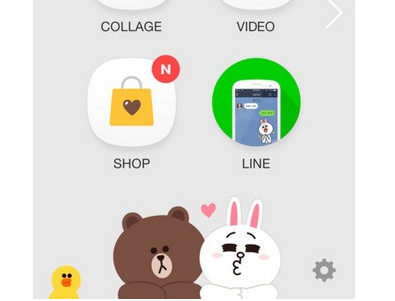 lineCamera ios版界面示例