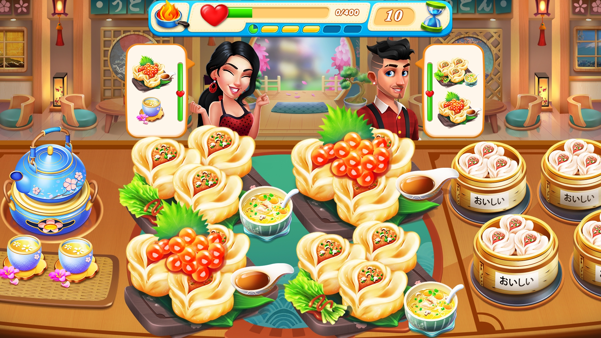 烹饪游戏时间美味街最新版(Cooking Playtime: Tasty Street) 1.2.44安卓版
