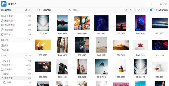 Billfish免费素材管理工具 v2.1.30免费版