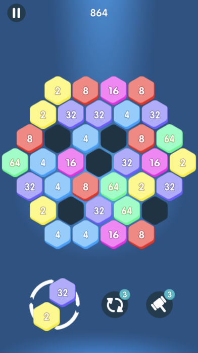 2048经典六角消除