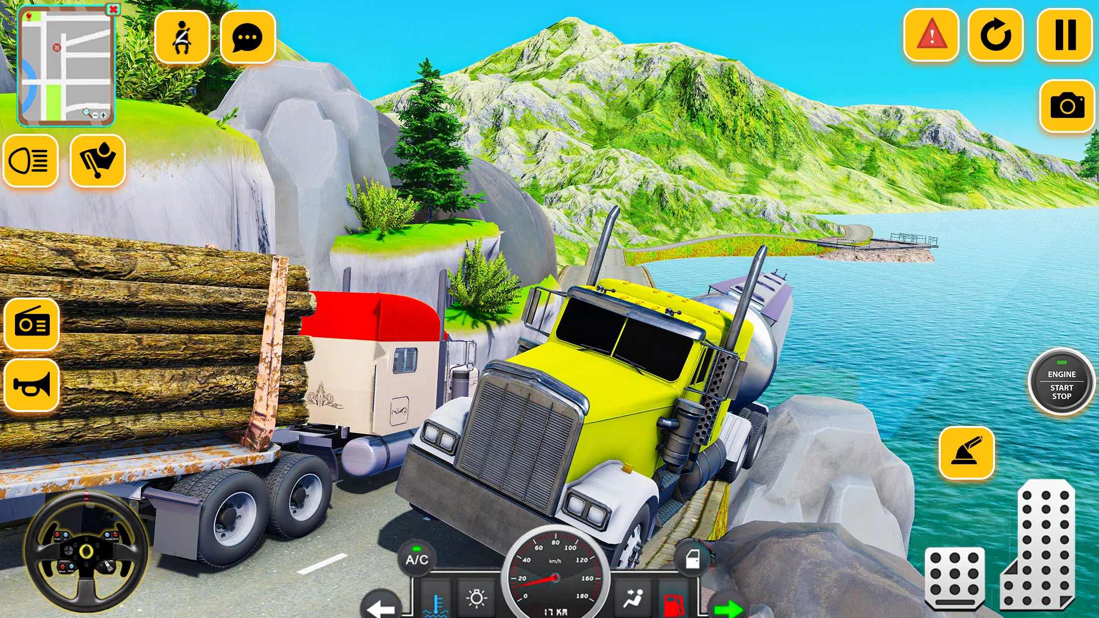 原木货运卡车最新版(Log Cargo Transport Truck Game) 1.1安卓版