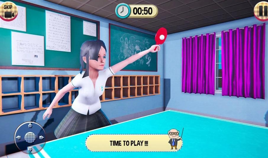虚拟高学校女孩游戏学校模拟无限金币版 1.0.0安卓版