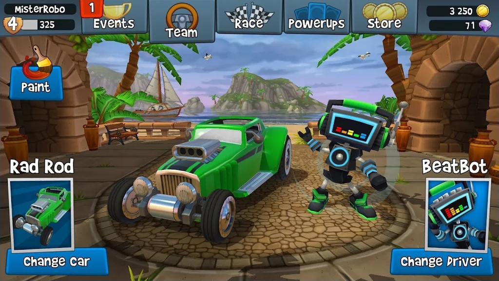 沙滩赛车二最新版不用更新(BB Racing 2)