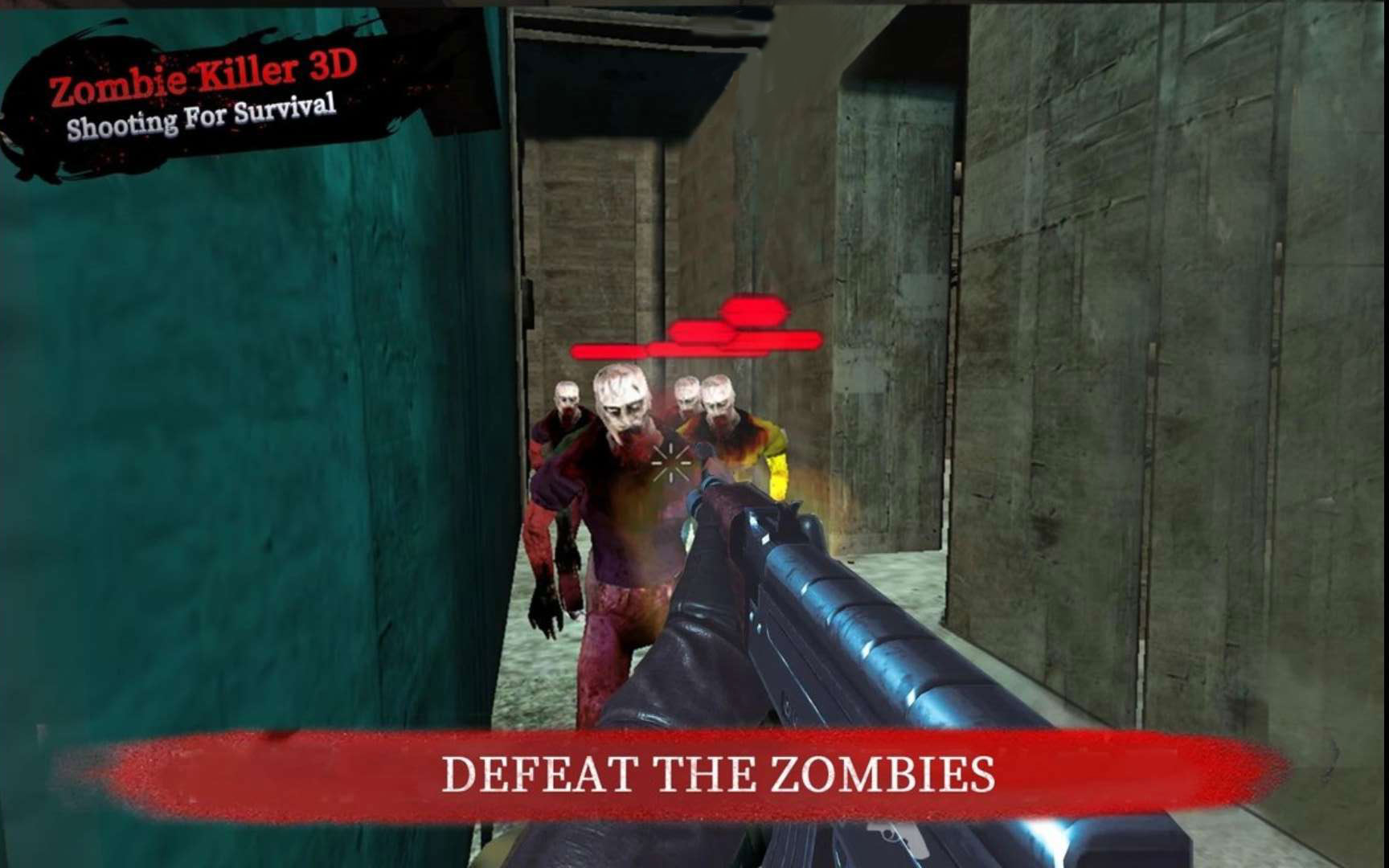 Zombie Killer 3D:Shooting For Survival（僵尸杀手3D射击求生大量货币版） 3安卓版