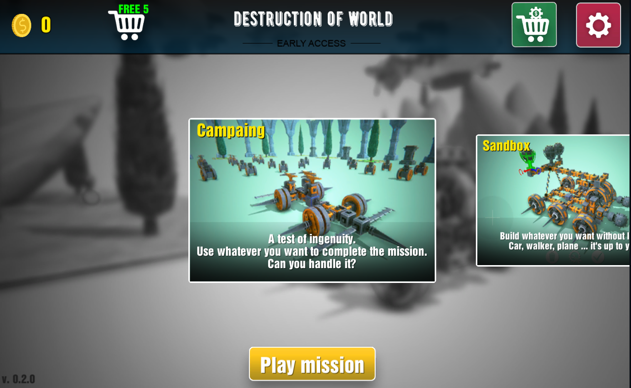 Destruction Of World : Physical Sandbox(毁灭世界物理沙盒官方版) 0.2安卓版