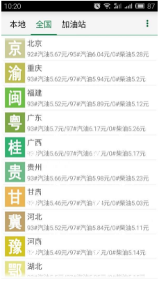 今日油价 ios版
