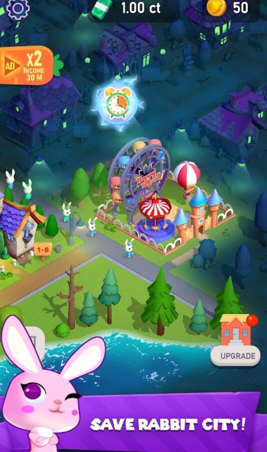 Idle Rabbits(放置兔子强制使用钞票金币版) 1.0.1安卓版