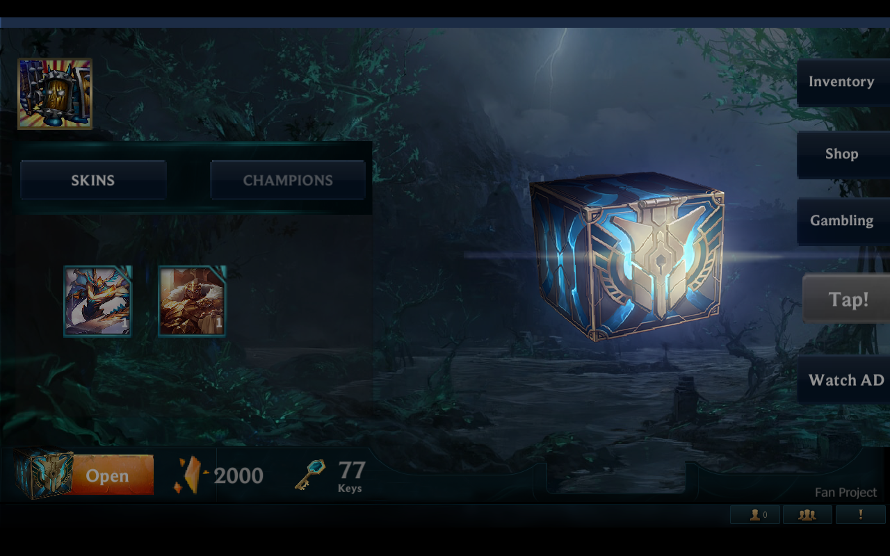 Hextech Chest Tapper(英雄联盟海克斯科技皮肤抽取模拟器免费内购版) 2.21安卓版