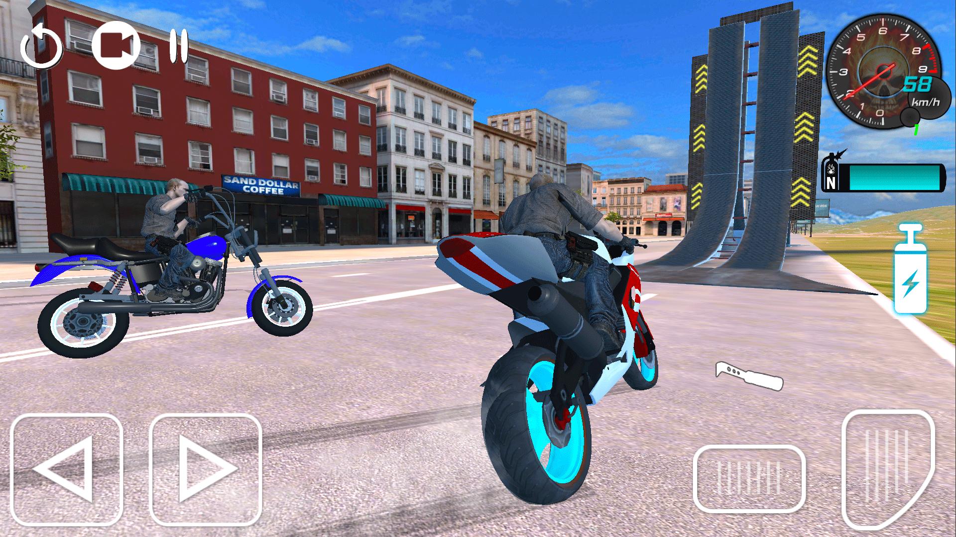 Motorcycle Stunt Ramps: Futuristic Teleport(诡异车道未来传送官方版) 3安卓版