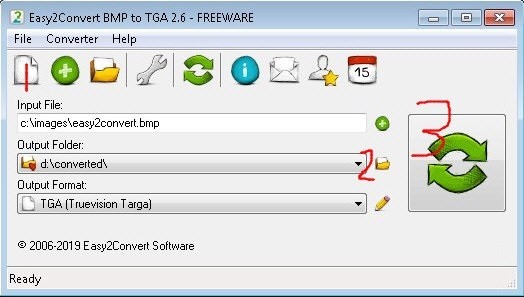 Easy2Convert BMP to TGA(BMP转TGA工具) v2.6免费版