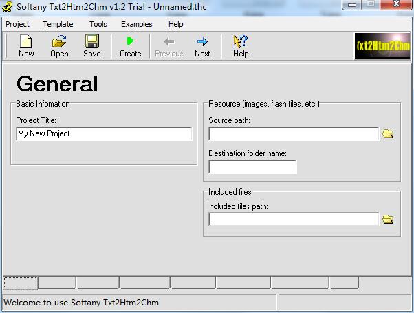 Softany Txt2Htm2Chm v1.2免费版