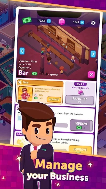夜总会大亨游戏(Nightclub Tycoon) 1.17.003最新版