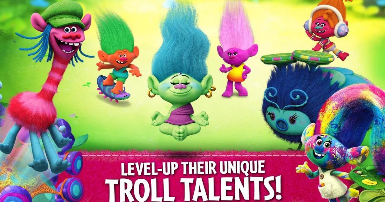 森林巨魔：疯狂派对! Trolls: Crazy Party Forest!v1.6.0
