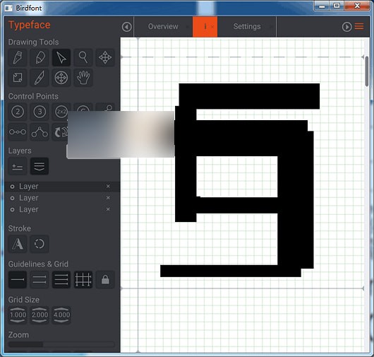 birdfont字体编辑器 v4.8.1免费版