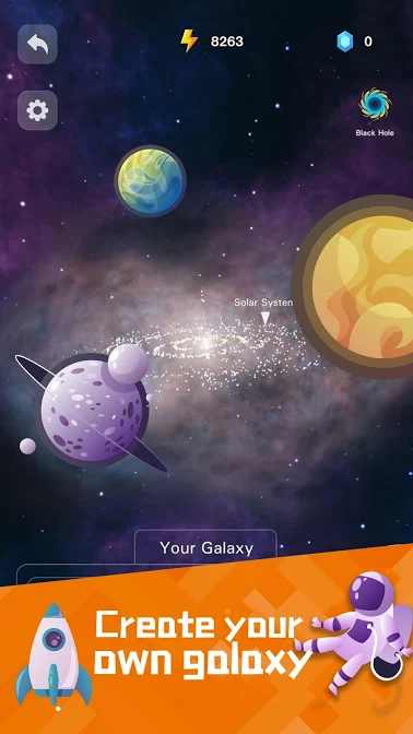 Idle Galaxy Creator(星球建造无限钻石版) 1.10.5安卓版