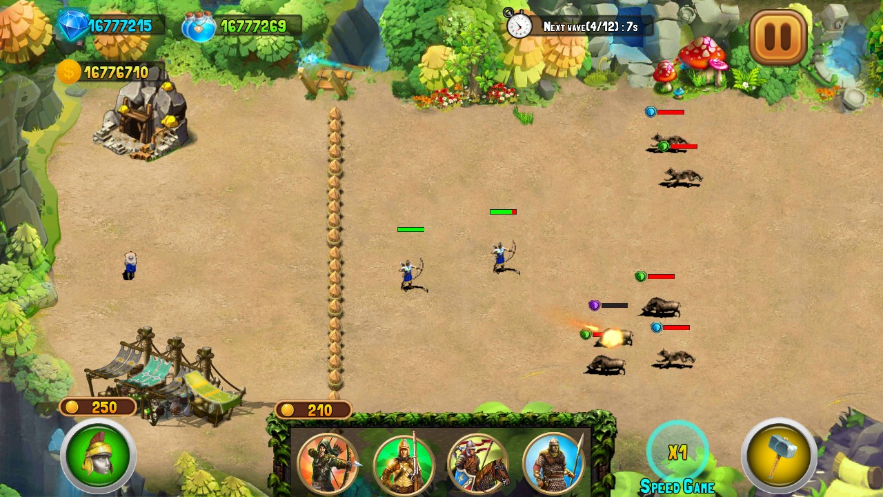 StickMan Defense war(火柴人防御大战大量金币版) 13安卓版