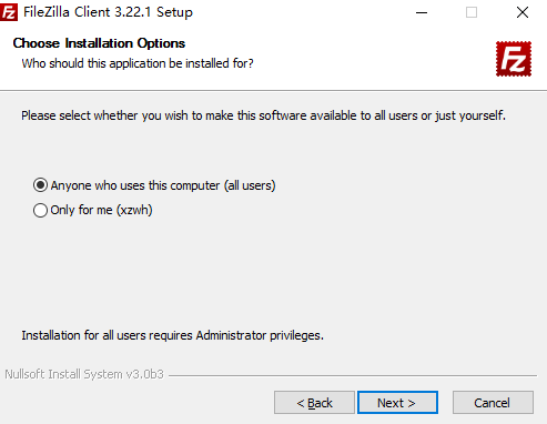 filezilla