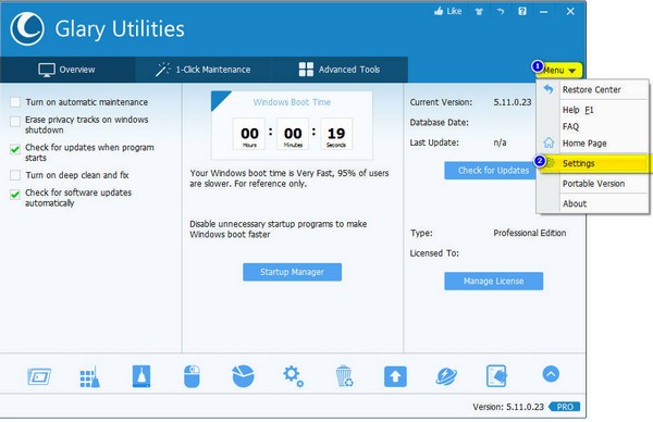 GlaryUtilitiesFree v5.153.0.179免费版