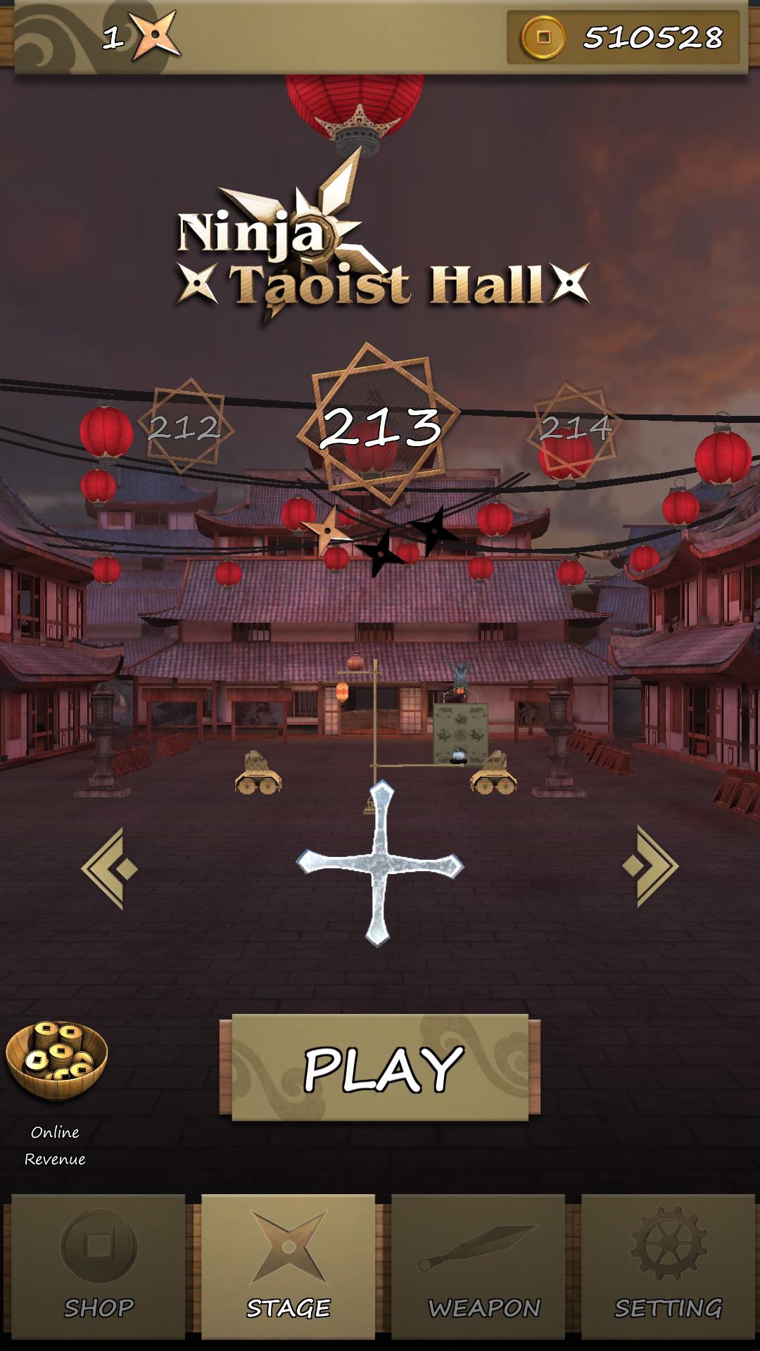 Ninja Shuriken: Darts Shooting(忍者手里剑飞镖射击官方版) 2.1安卓版