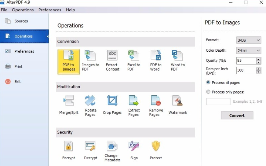 AlterPDF v4.9免费版