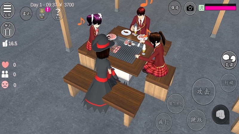 樱花校园模拟器2021破解版无限金币(SAKURA SchoolSimulator) 1.036.08中文破解版