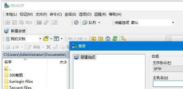 WinSCP中文版界面示意图