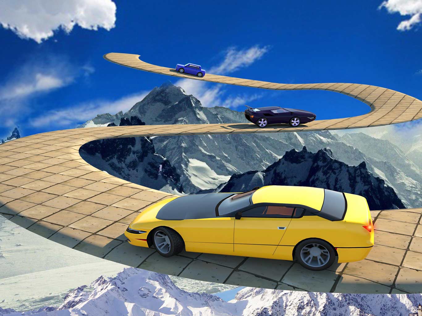 Car Stunts 3D Free Races（汽车特技3D自由竞赛大量货币版） 1.0安卓版