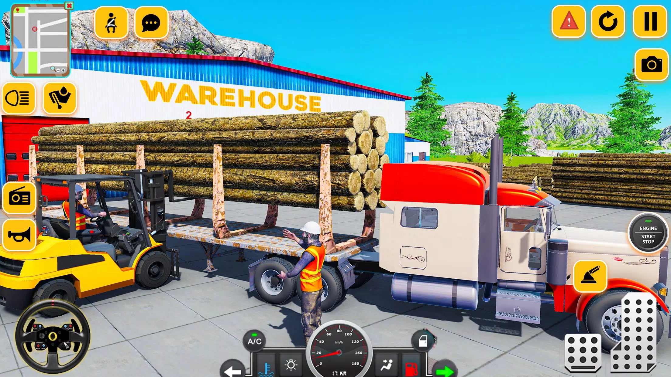 原木货运卡车最新版(Log Cargo Transport Truck Game) 1.1安卓版