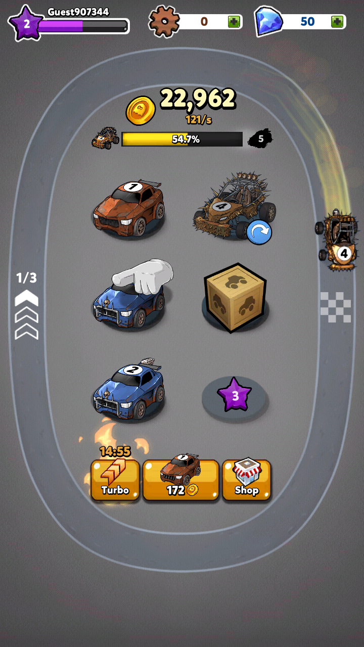Merge Battle Car(合成战车无限金币版) 2.0.2安卓版