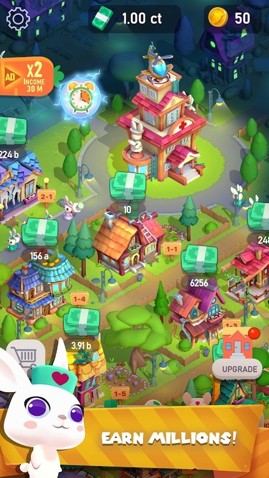 Idle Rabbits(懒兔拯救世界官方版) 1.0.1安卓版