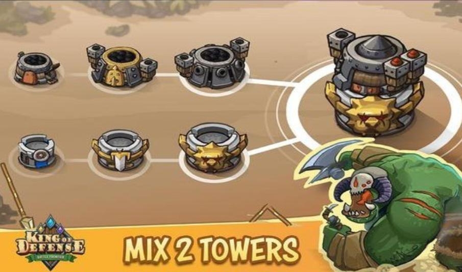King of Defense: Battle Frontier(国防之王战场前沿无限钻石版) 1.5.25解锁全部付费英雄版