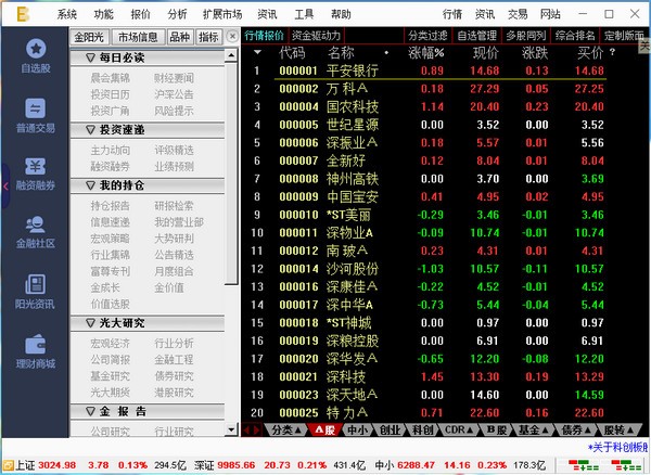光大证券金阳光卓越版 v7.20免费版