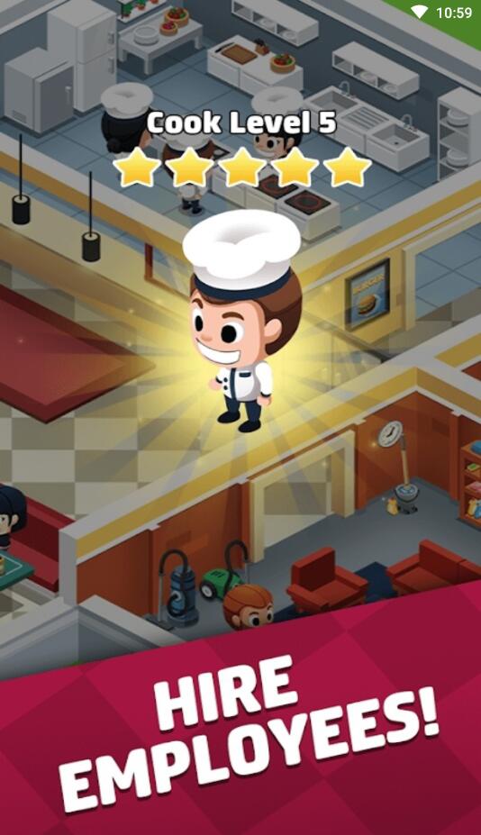 Idle Restaurant Tycoon(放置餐厅大亨无限钞票版) 0.0.8安卓版
