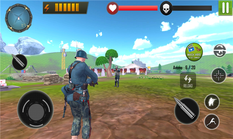 WW2 US Army Commando Survival Battleground(二战美军突击队生存战场解锁关卡版) 4.9安卓版
