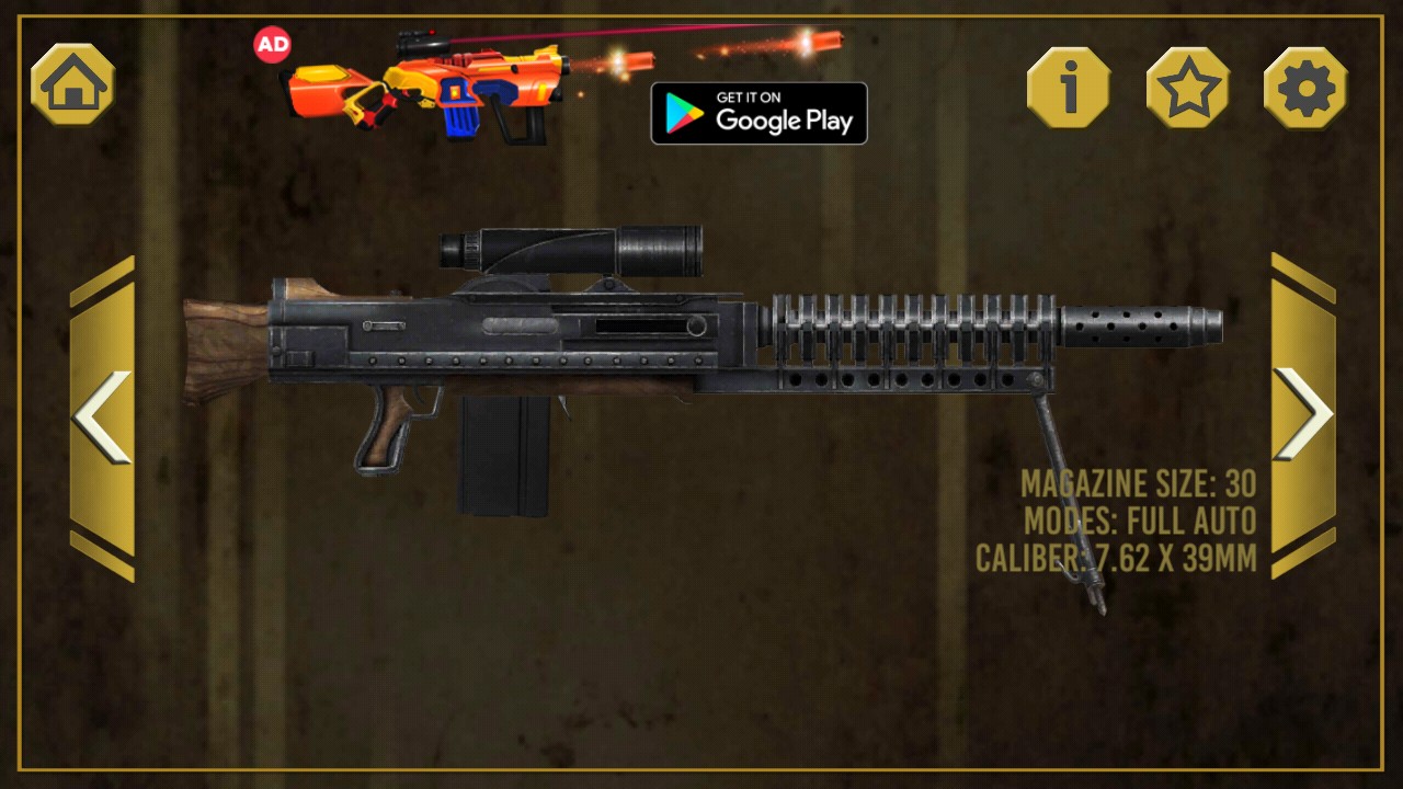 Machine Gun Simulator 2(机枪模拟器2免广告版) 1.8安卓版