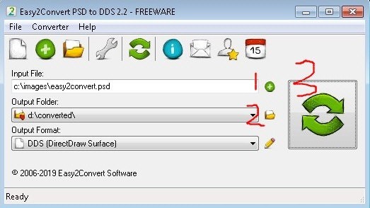 Easy2Convert PSD to DDS(PSD转DDS格式转换器) v2.2免费版