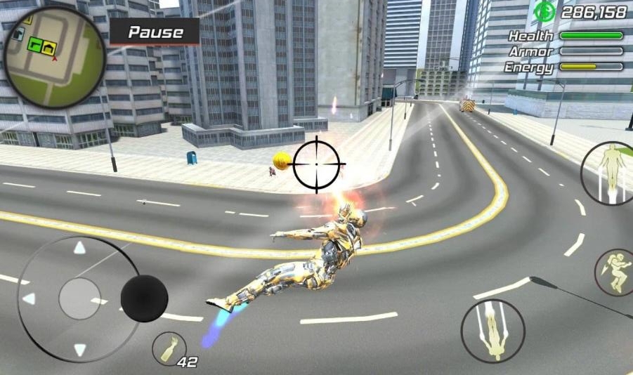 Super Crime Steel War Hero Iron Flying Mech Robot(超级犯罪钢铁战争英雄无限货币版) 1.1.4安卓版